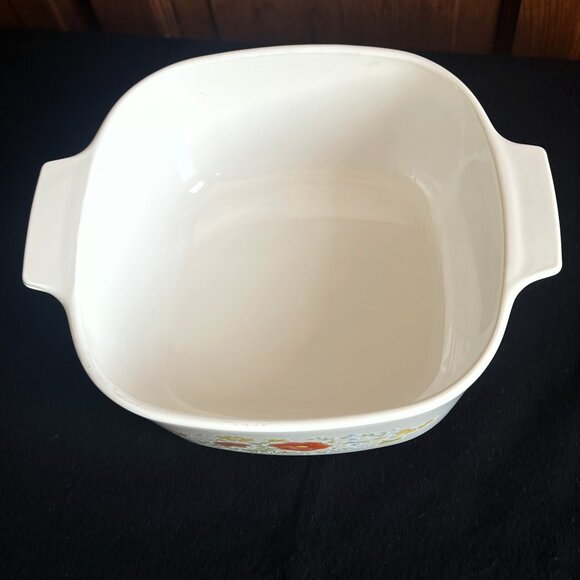 Vintage CorningWare Wildflower 3 Qt Casserole Dish Dutch Oven A-3-B (No Lid) - Picture 3 of 7